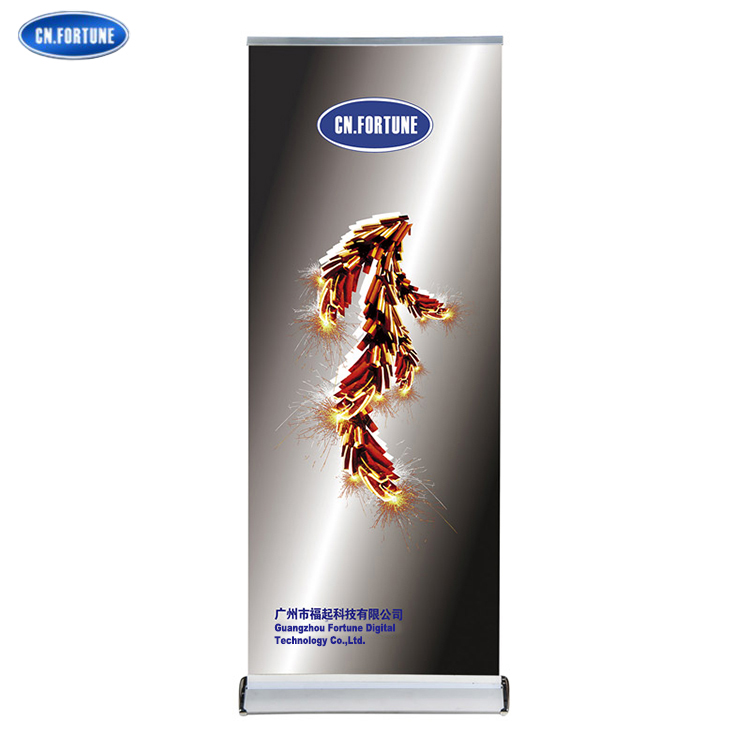 Factory Price Wide Base Aluminum Roll up Banner Stand for Display