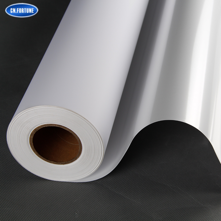 Advertising material pp paper roll for display stand