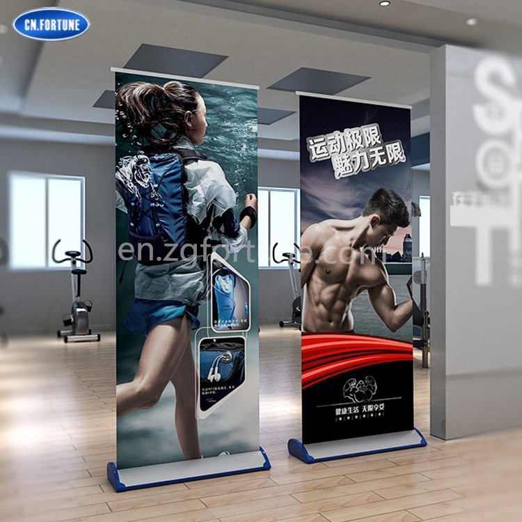 Luxury Advertising Stable Scrolling Roll up Standee Banner Stand for Advertising